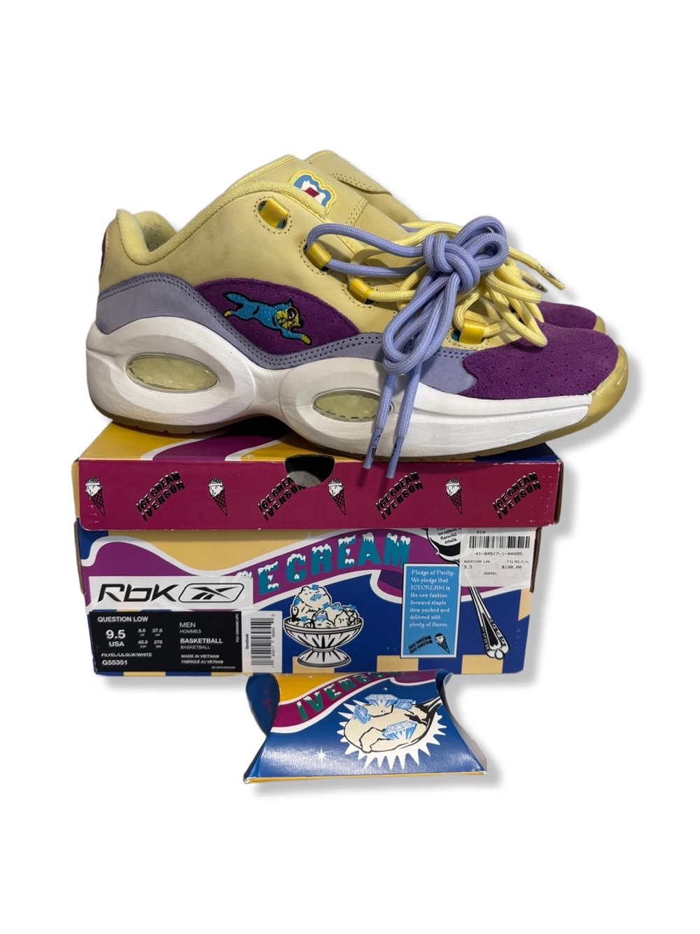 Reebok x Ice Cream Iverson Questions